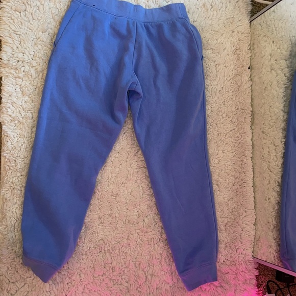 nike periwinkle/ light blue sweatpants - Picture 2 of 3